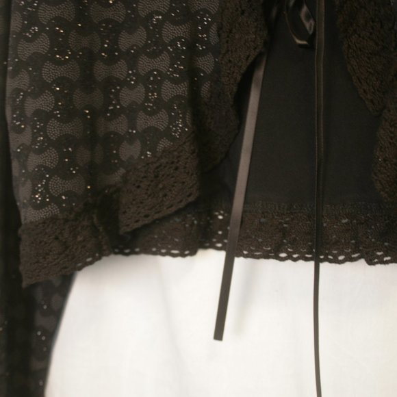 Long Sleeve Sparkling Loungewear Bolero - Picture 3 of 3